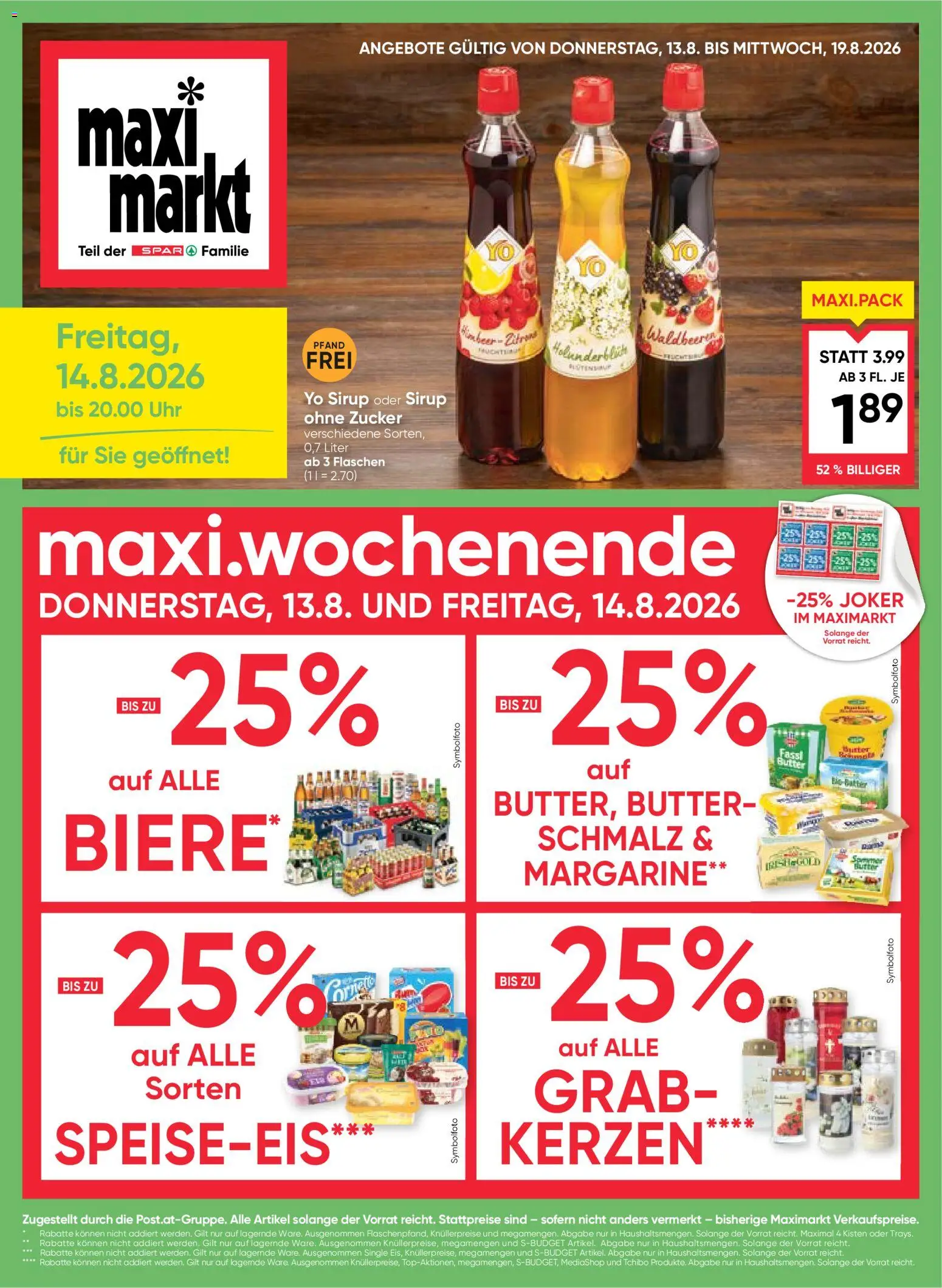 Vorschau der Angebote: Maximarkt Maximarkt Flugblatt gültig ab 13.08.2026