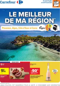 Prévisualisation de Carrefour Le meilleur de ma région du magasin Carrefour formulaire valide 21/07/2026