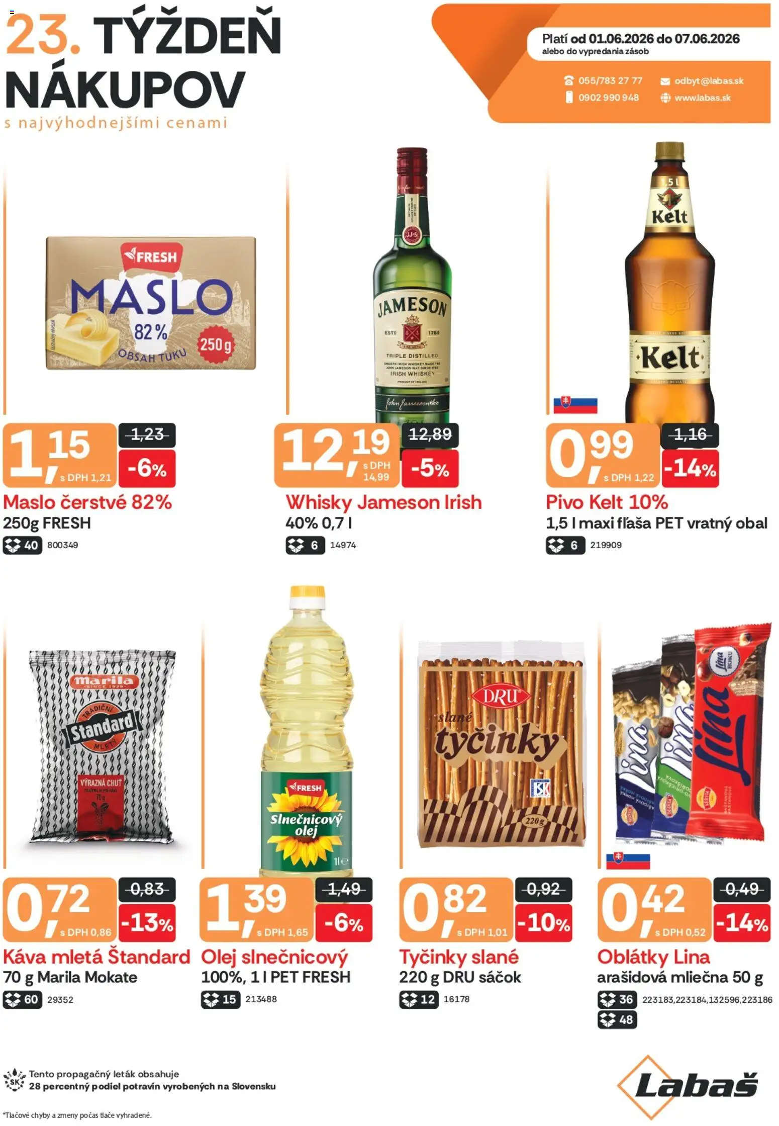 Náhľad Labaš letáku platného od 01.06.2026