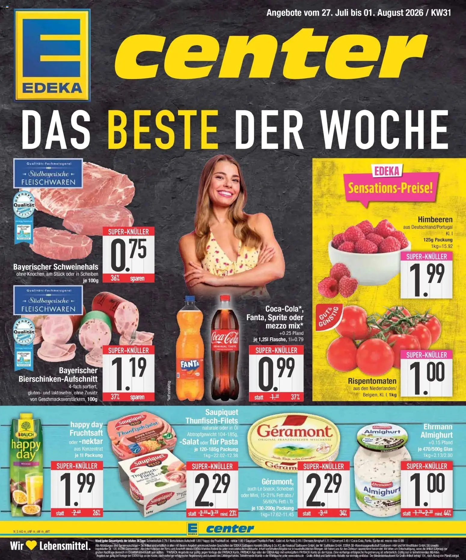 Vorschau von dem Prospekt des Geschäftes E center, gültig ab dem 27.07.2026