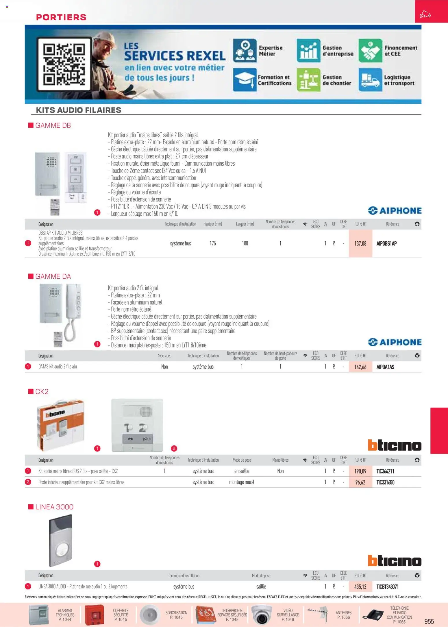 Prévisualisation de Brochure sécurité, communication du magasin Rexel formulaire valide 18/11/2025 - Vidéo, Radio, Alimentation, Porte, Audio, Portier
