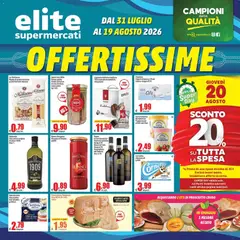 Anteprima dell'opuscolo Elite Supermercati volantino dal negozio Elite Supermercati valido da 31/07/2026