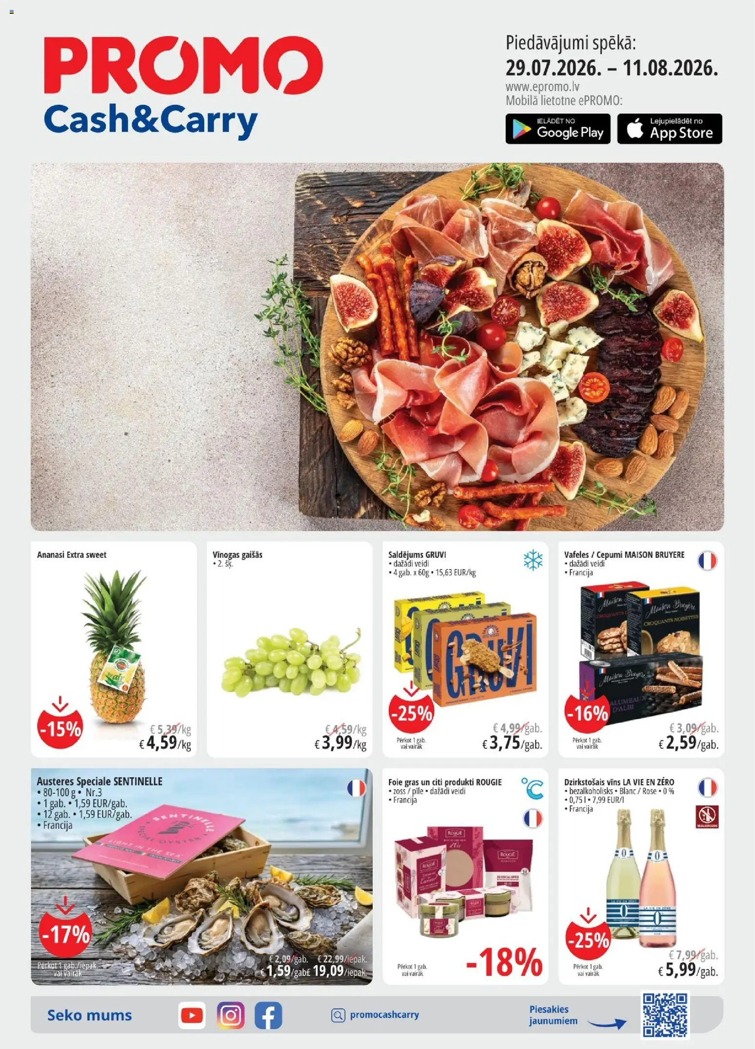 Skatīt Promo akciju bukletu, derīgs no 29.07.2026.