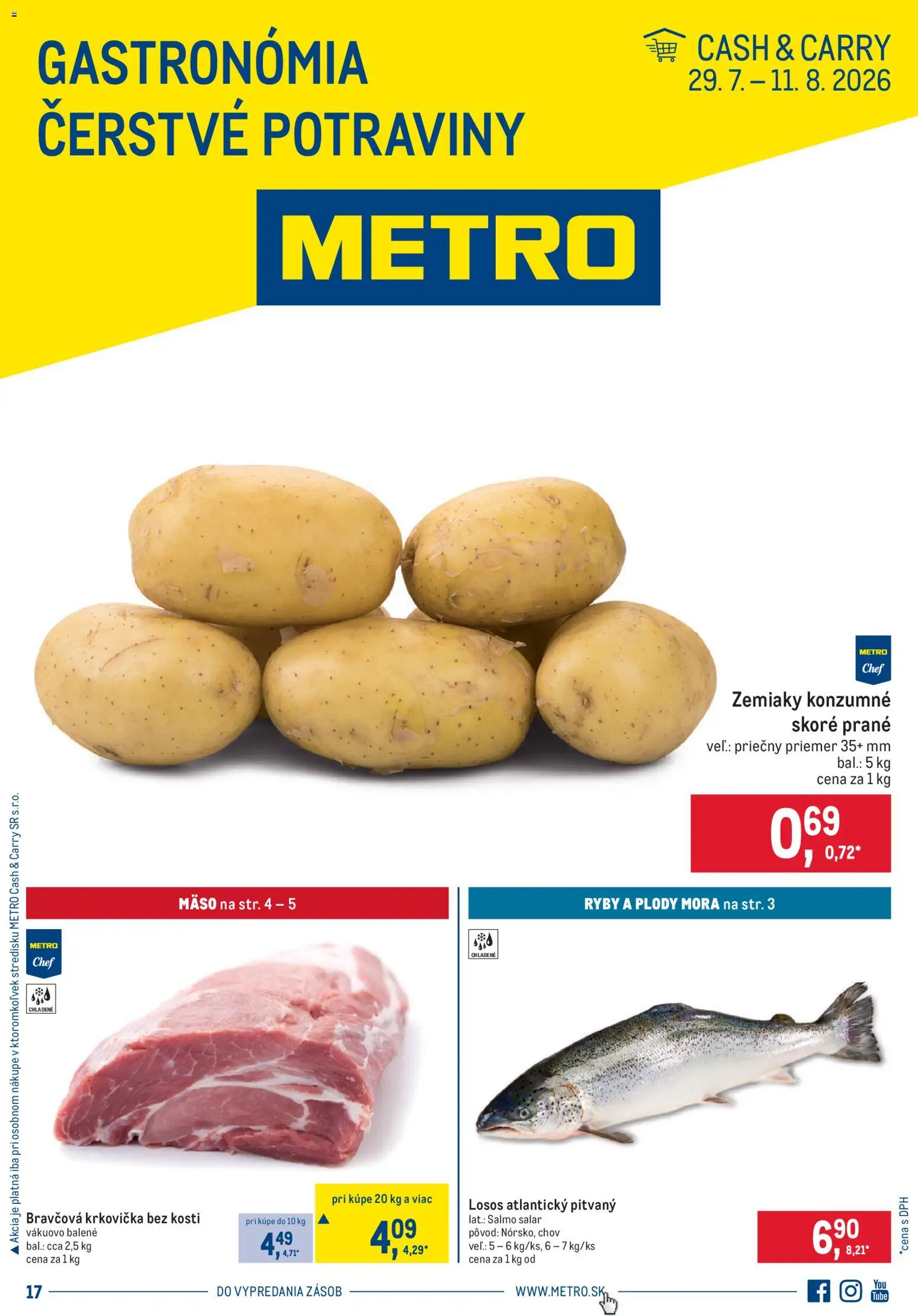 Náhľad Metro letáku platného od 29.07.2026