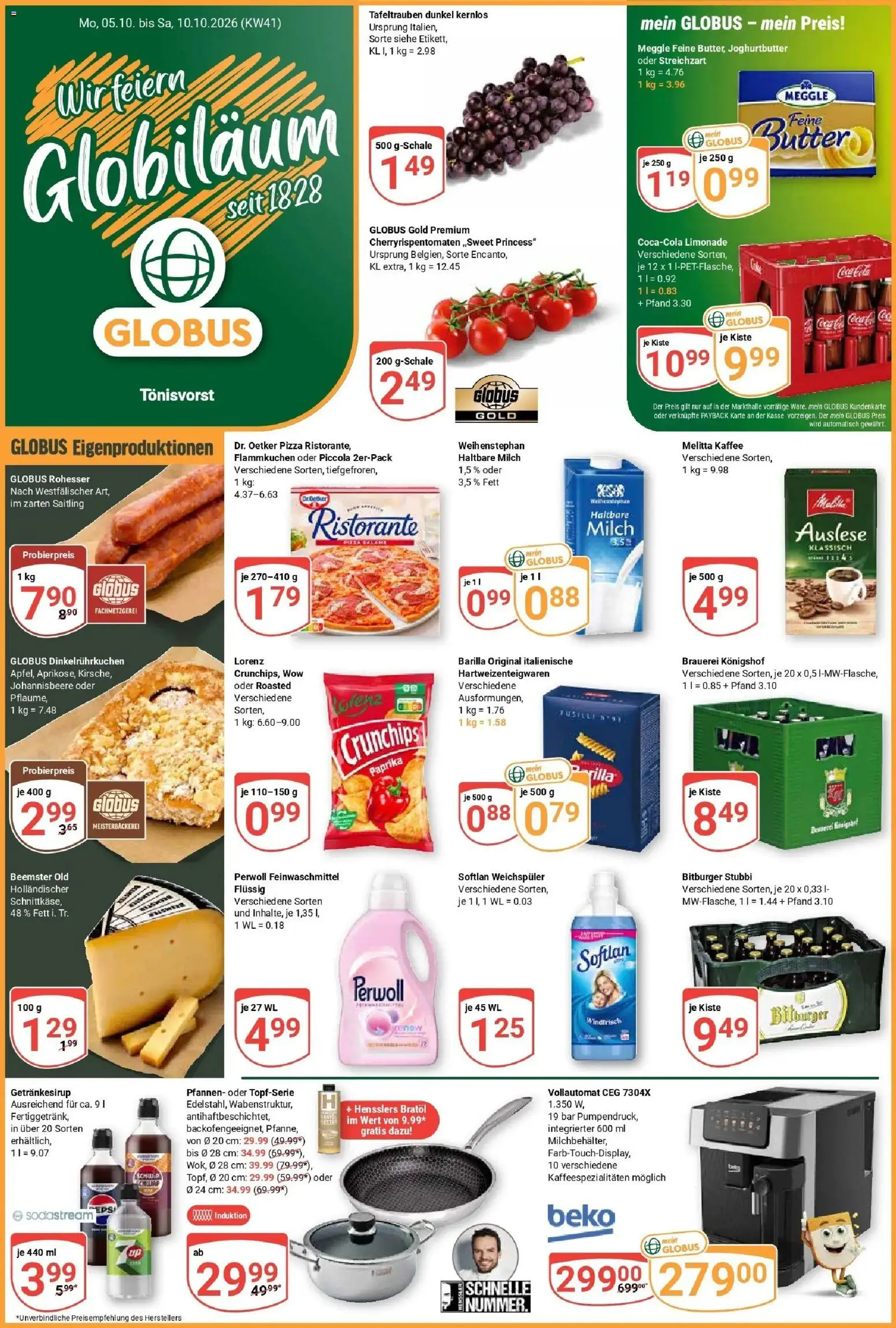 Vorschau von dem Prospekt des Geschäftes Globus, gültig ab dem 05.10.2026