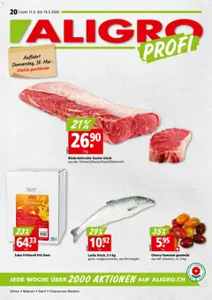Vorschau des Merkblatts Aligro aktionen Chavannes, Matran, Genf, Sitten vom Shop Aligro gültig von 11.05.2026 bis 16.05.2026