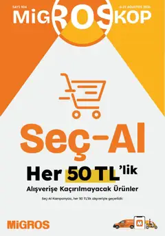 Migros Migros Katalog - Migroskop 06.08.2026 - Broşürünün önizlemesi