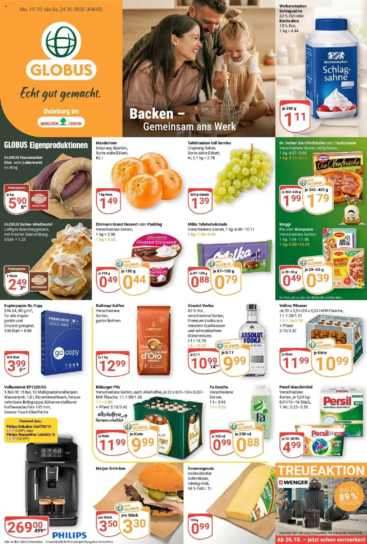 Vorschau von dem Prospekt des Geschäftes Globus, gültig ab dem 19.10.2026