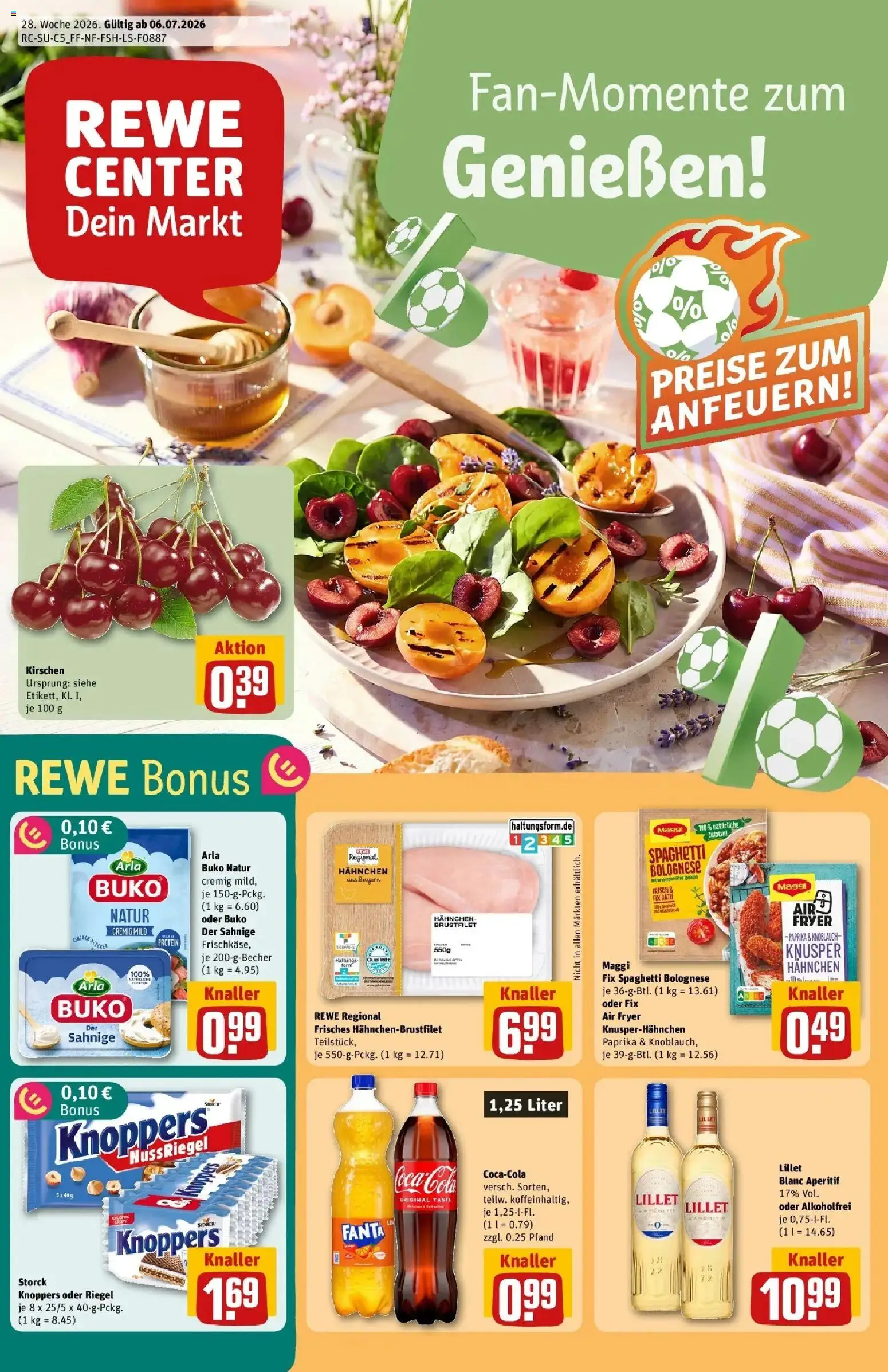 Vorschau von dem Prospekt des Geschäftes Rewe, gültig ab dem 06.07.2026