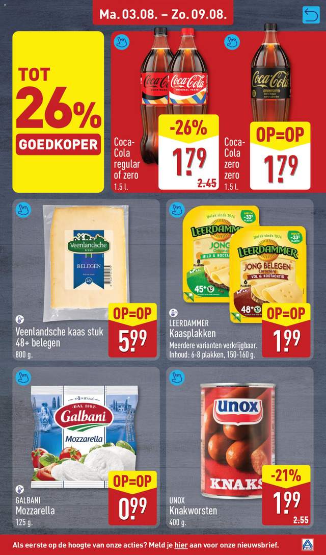 Nieuwe Aldi folder vanaf 03-08