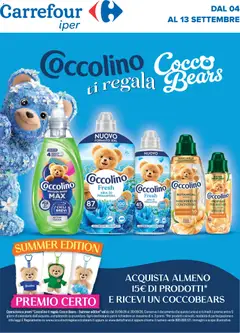 Anteprima dell'opuscolo Carrefour volantino Iper Coccolino dal negozio Carrefour valido da 04/09/2026