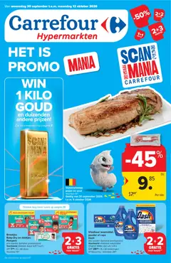 Voorbeeld van Carrefour Hypermarkt Promoties van de week van winkel Carrefour geldig vanaf 30/09/2026