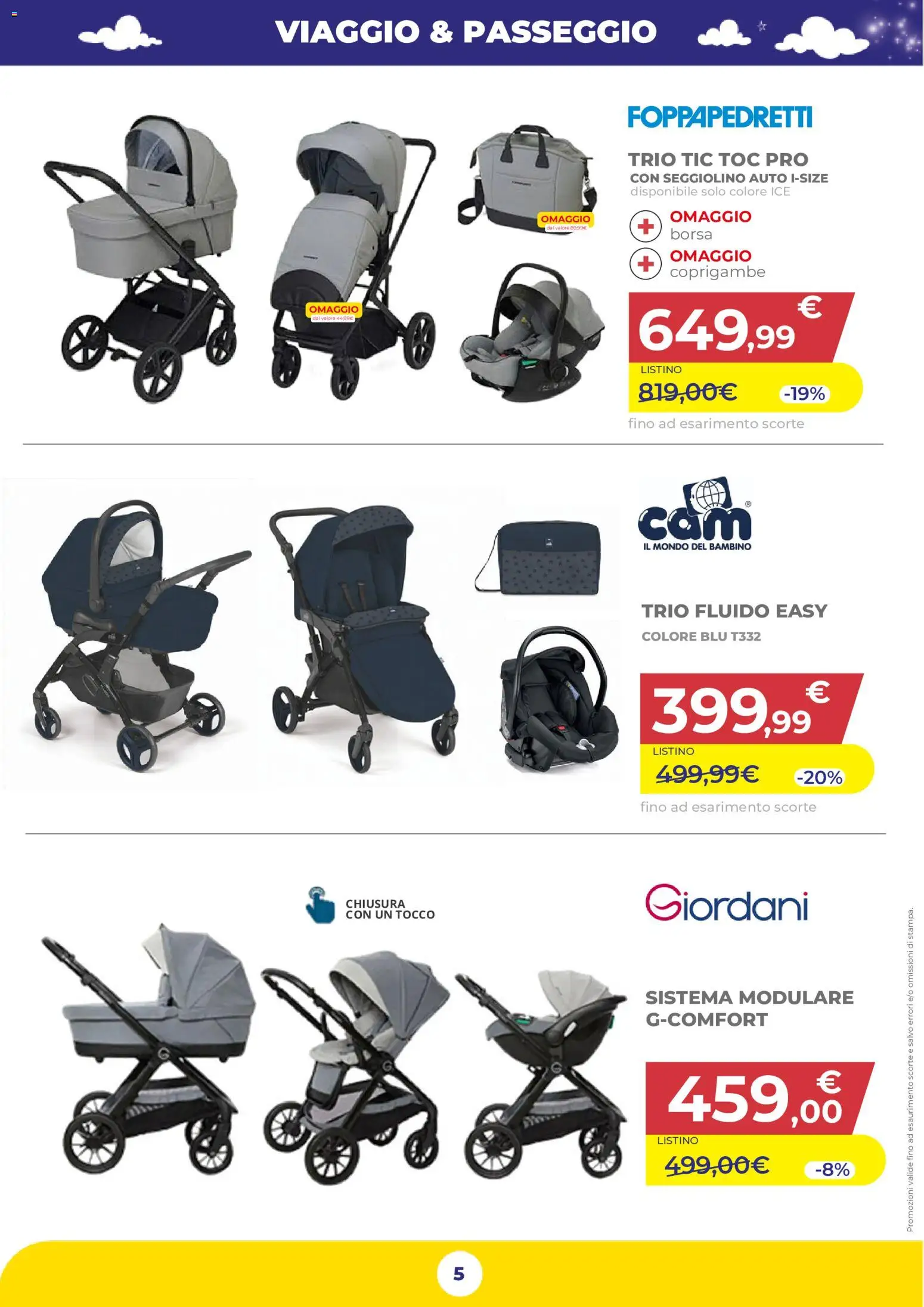 Anteprima dell'opuscolo Toys Center volantino Nuova Apertura Palermo dal negozio Toys Center valido da 29/10/2026 - Borsa, Seggiolino