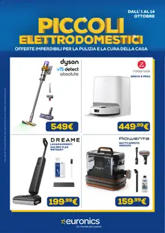 Anteprima dell'opuscolo Euronics volantino Piccoli Elettrodomestici dal negozio Euronics valido da 01/10/2026