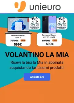Anteprima del volantino Volantino Unieuro - volantino la mia valido a partire dal 11.06.2026
