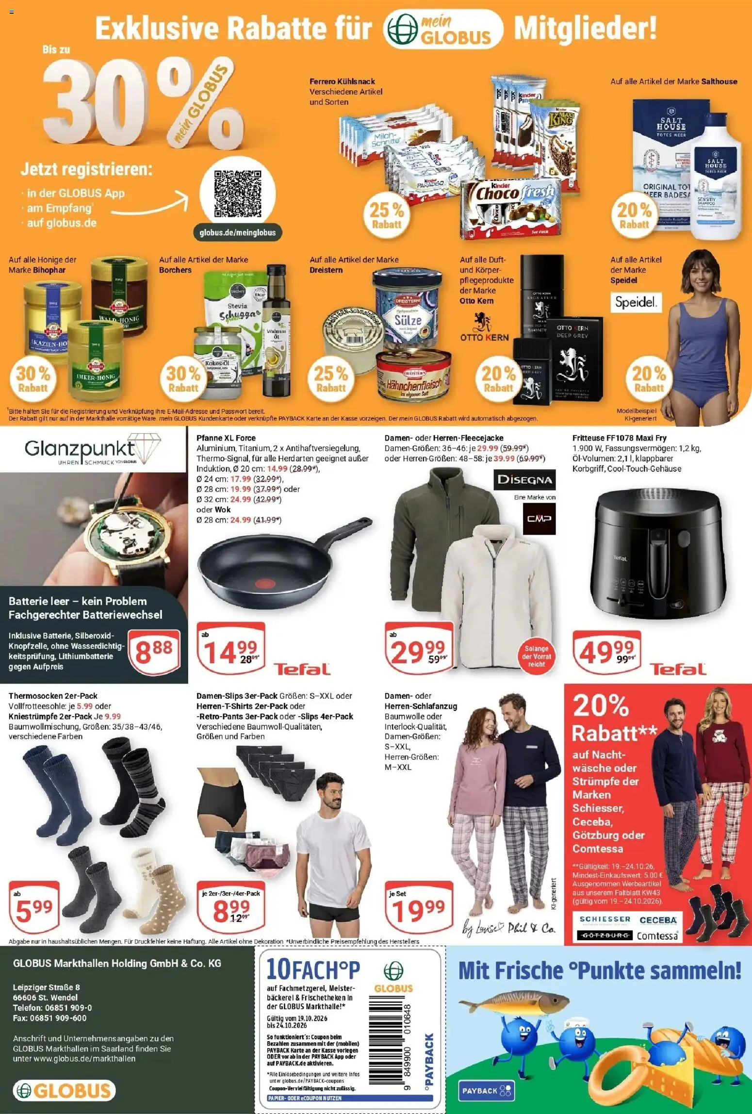 Vorschau von dem Prospekt des Geschäftes Globus, gültig ab dem 19.10.2026