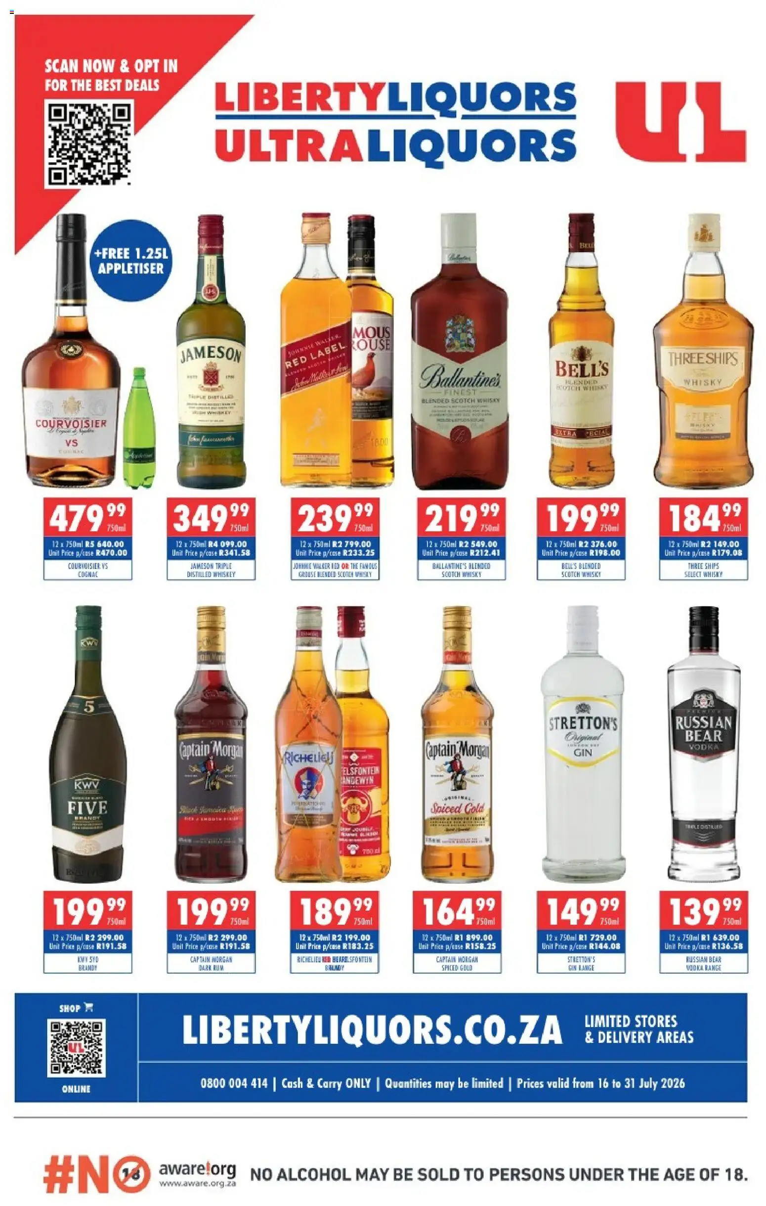 Preview of Ultra Liquors flyer valid from 16/07/2026