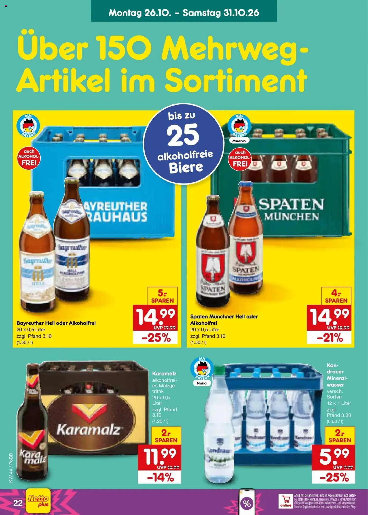 Vorschau von dem Prospekt des Geschäftes Netto Marken-Discount, gültig ab dem 26.10.2026