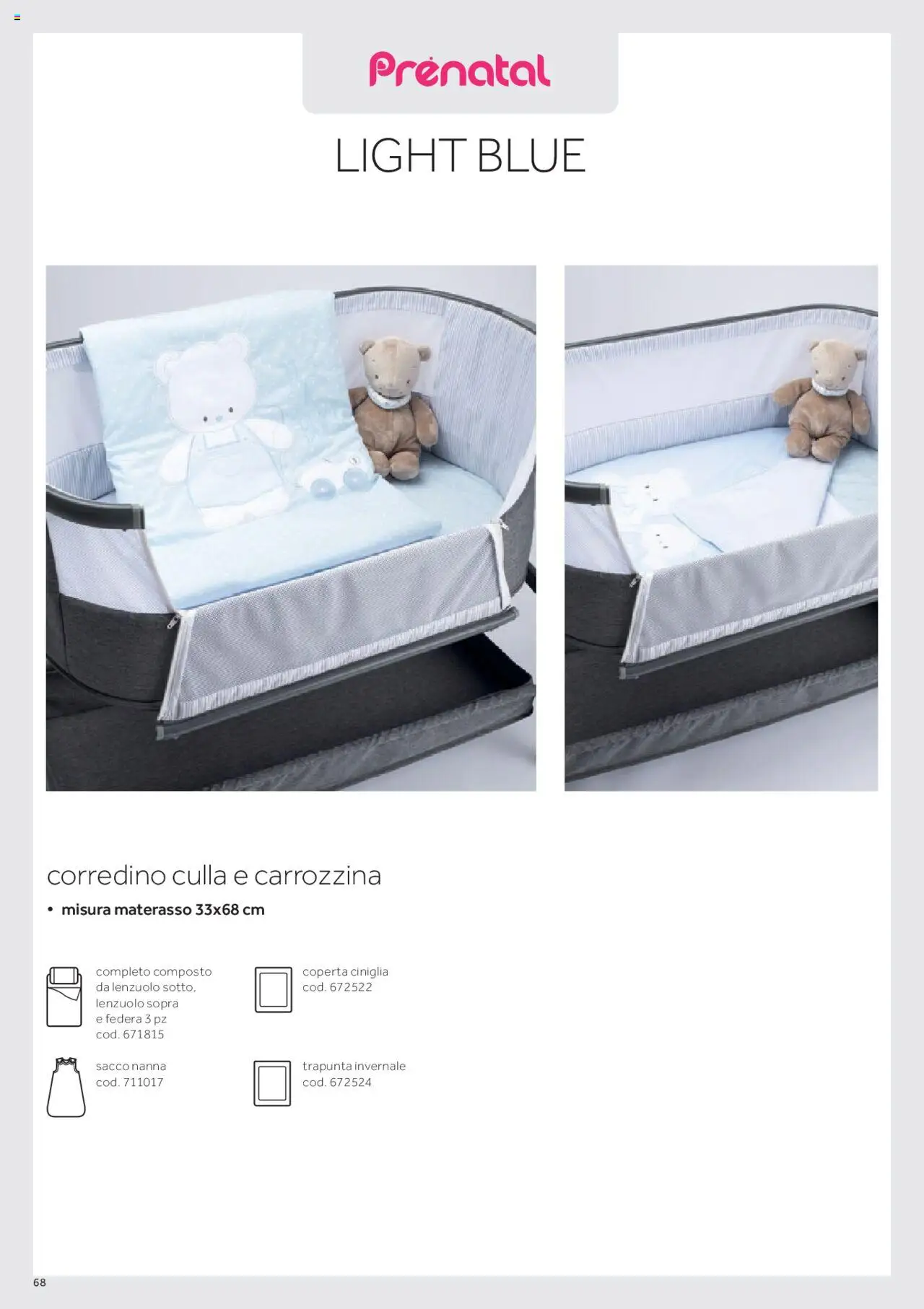 Anteprima dell'opuscolo Catalogo Camarette e Lettini dal negozio Prenatal valido da 01/01/2025 - Materasso, Culla, Trapunta, Coperta, Federa