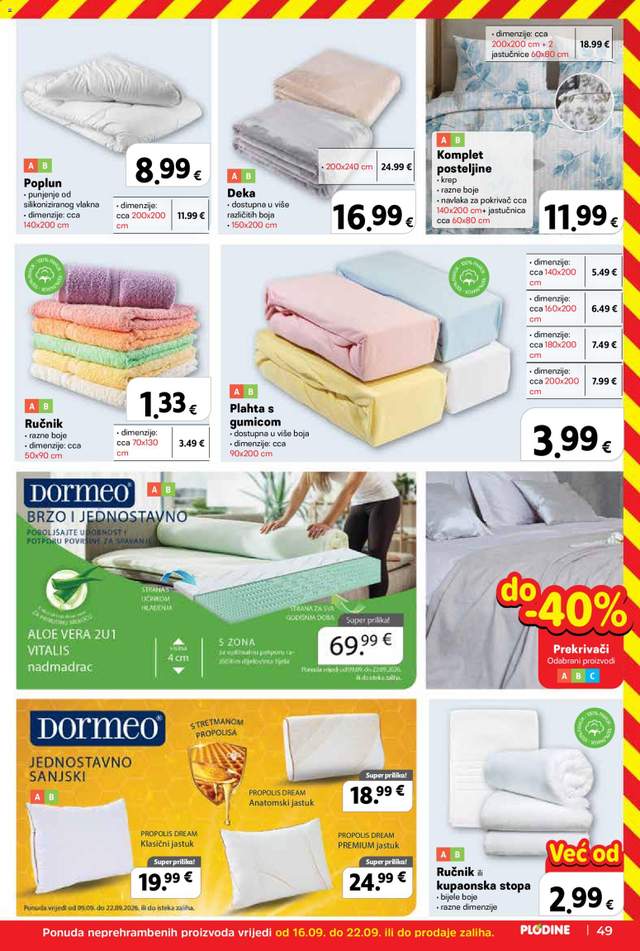 Novi Plodine katalog od 16.09.