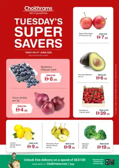 Preview of the catalogue Choithrams catalogue of store Choithrams valid from 2 Jun, 2026