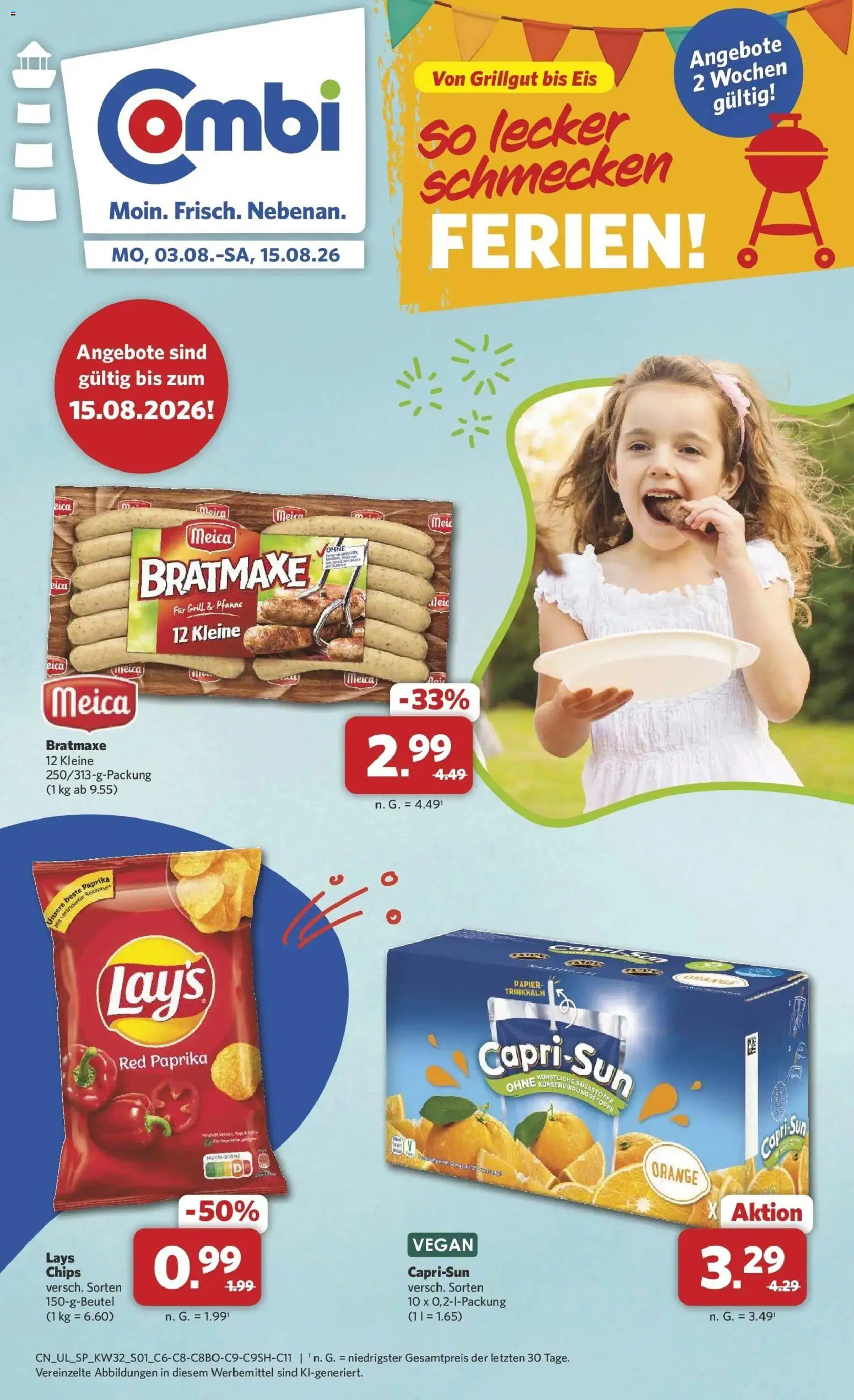 Vorschau von dem Prospekt des Geschäftes Combi, gültig ab dem 03.08.2026