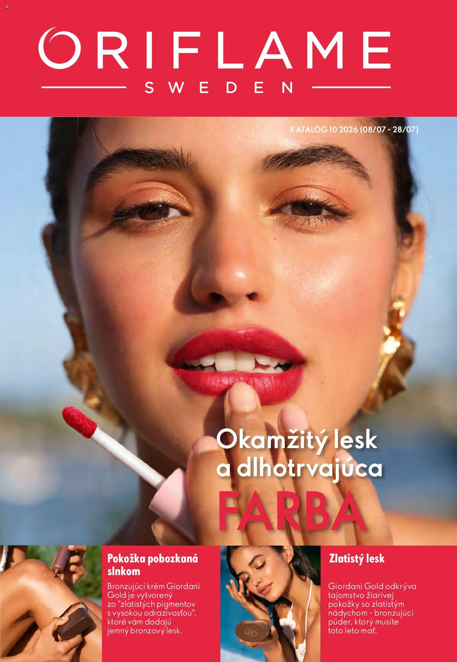 Náhľad Oriflame letáku platného od 08.07.2026