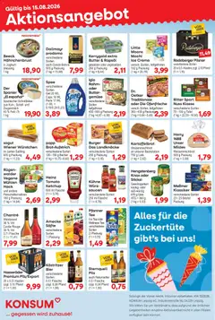 Vorschau von dem Prospekt des Geschäftes KONSUM Leipzig, gültig ab dem 10.08.2026
