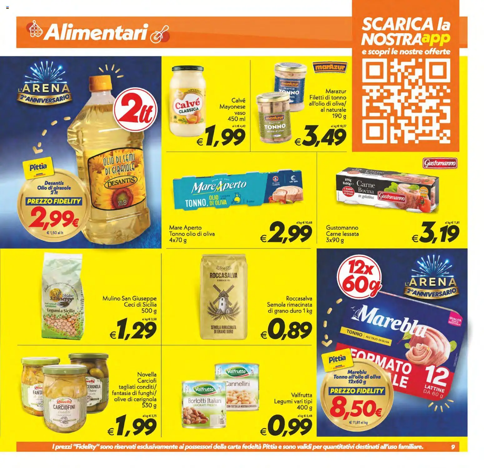 Anteprima dell'opuscolo SuperConveniente volantino Misterbianco dal negozio SuperConveniente valido da 23/10/2026 - Ceci, Legumi, Olive, Basso, Semola, Vaso, Cannellini, Olio di girasole