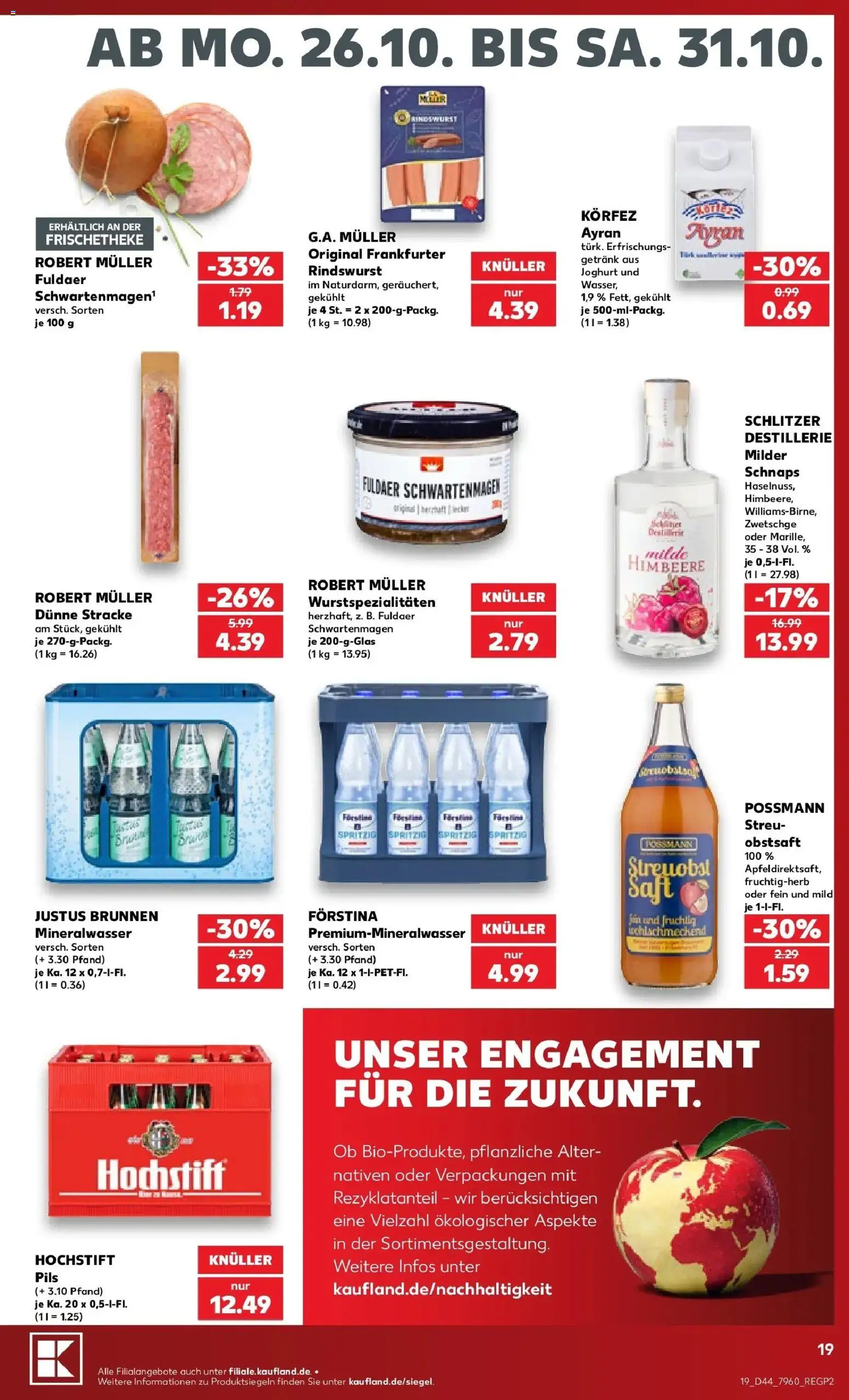 Vorschau von dem Prospekt des Geschäftes Kaufland, gültig ab dem 26.10.2026