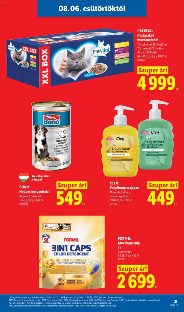 Új Lidl akciós újság 08.06.