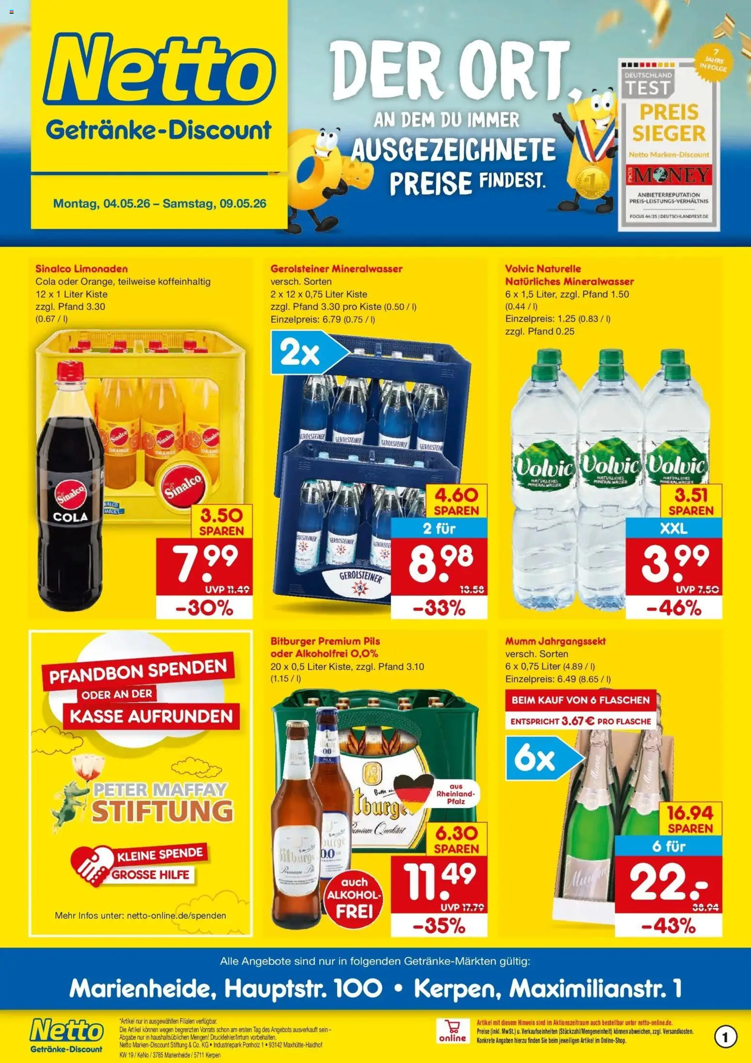 Vorschau von dem Prospekt des Geschäftes Netto Marken-Discount, gültig ab dem 04.05.2026