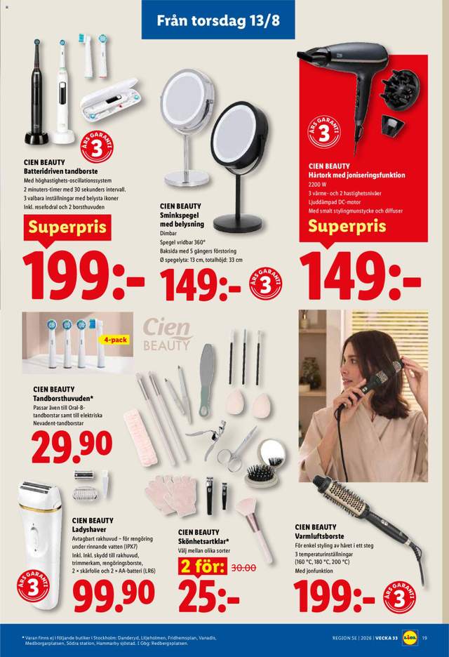 Nytt Lidl reklamblad från 10/08