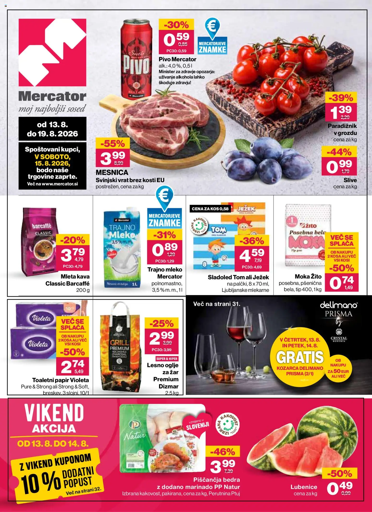 Predogled kataloga iz trgovine Mercator veljaven od 13.08.2026