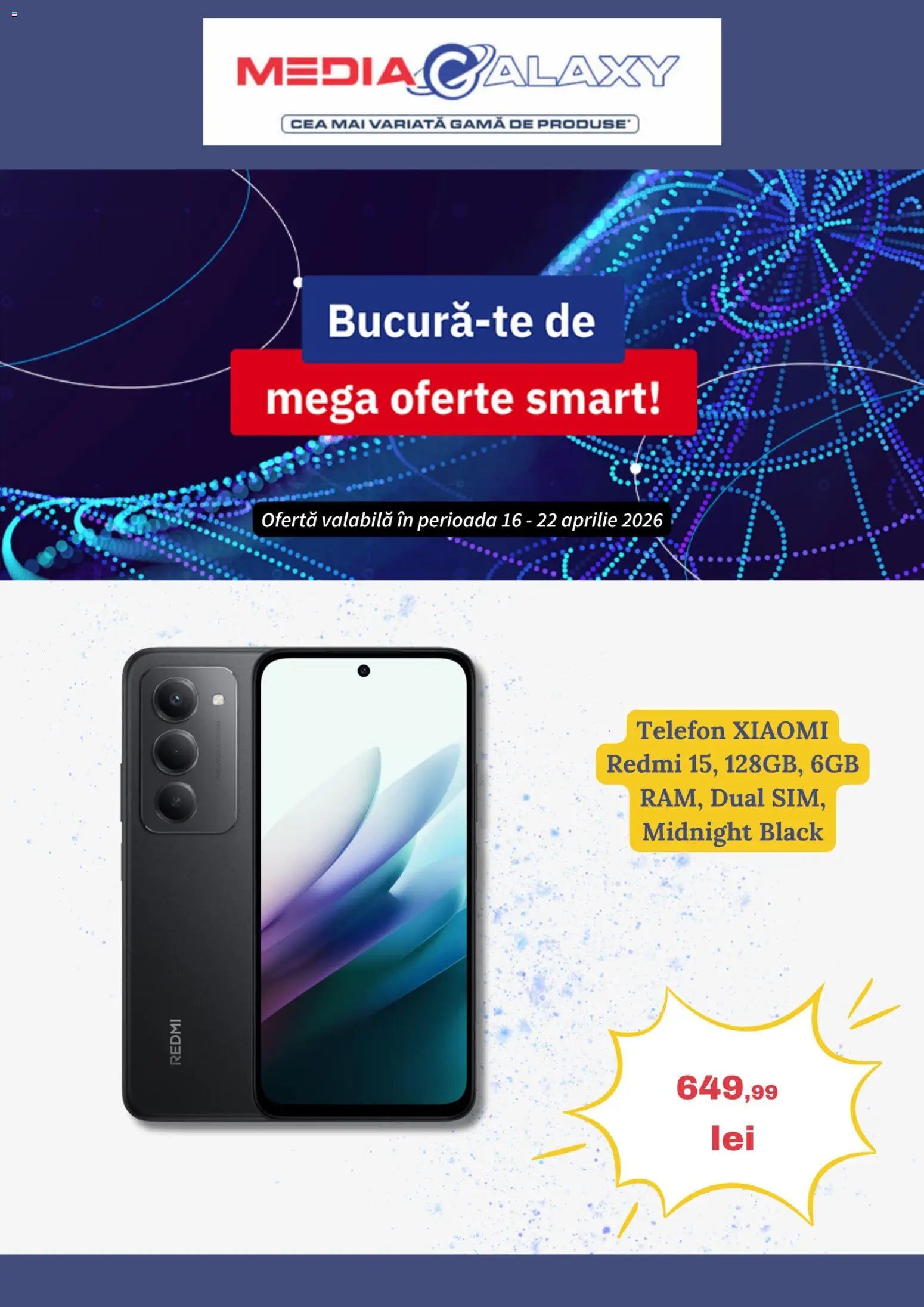 Previzualizarea de cataloage: Media Galaxy Media Galaxy Catalog valabil de la 16.04.2026