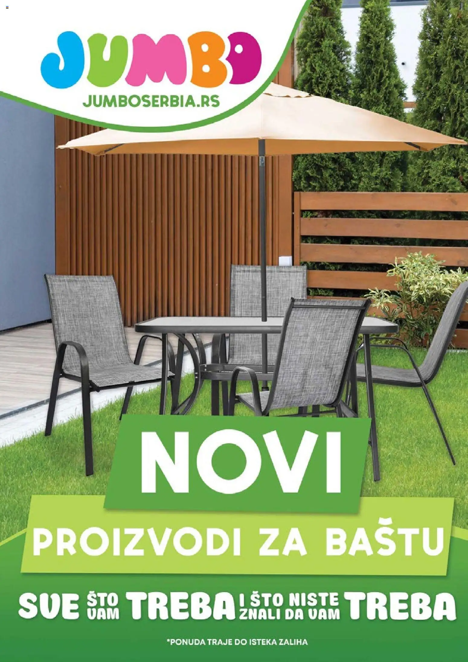 Pregled JUMBO kataloga - važi od 27.03.2026 - Sto