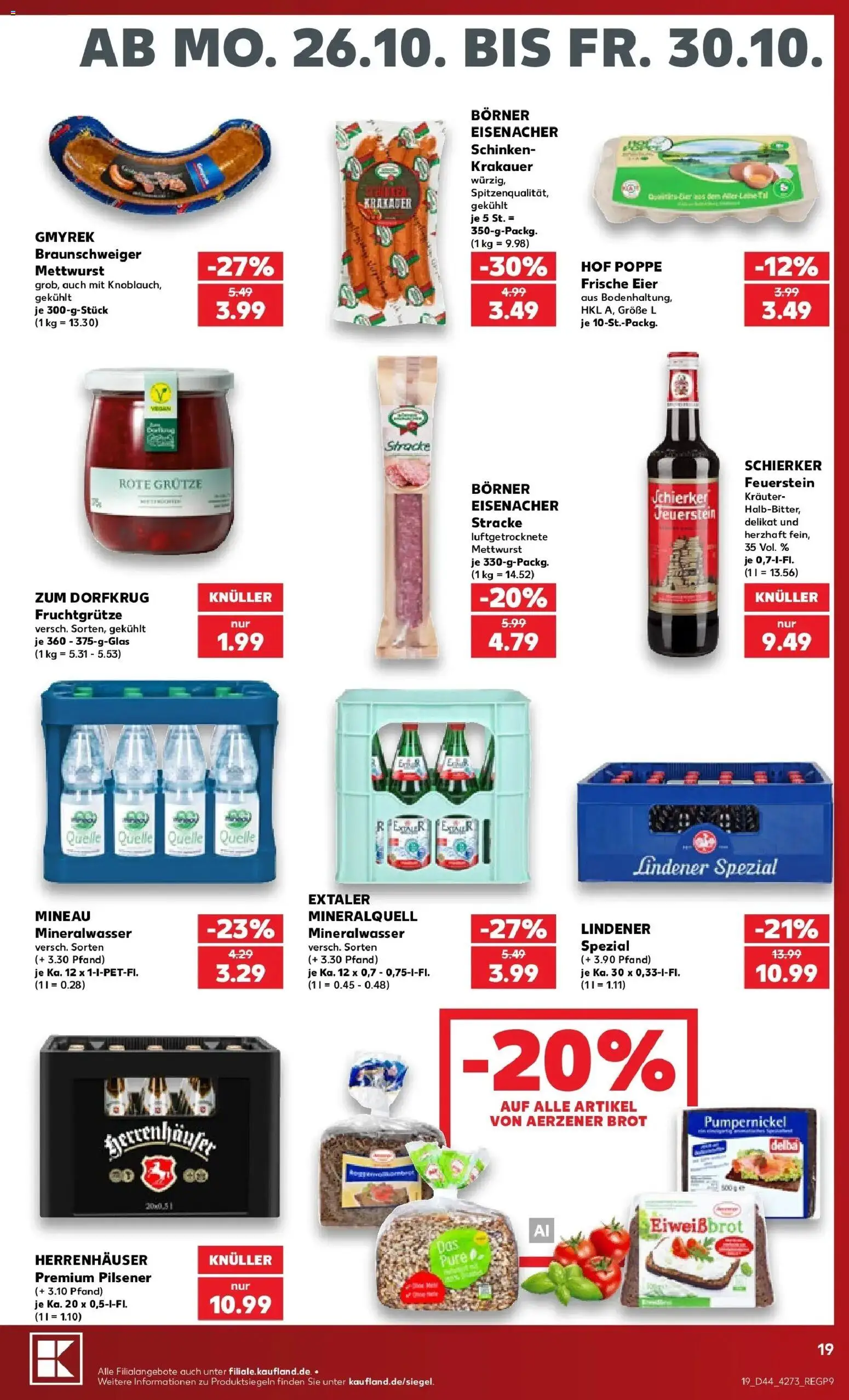 Vorschau von dem Prospekt des Geschäftes Kaufland, gültig ab dem 26.10.2026