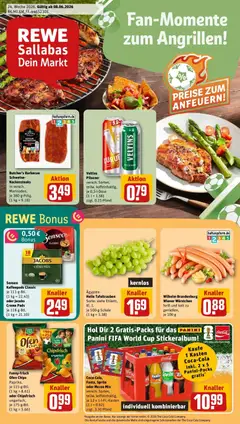 Vorschau von dem Prospekt des Geschäftes Rewe, gültig ab dem 08.06.2026