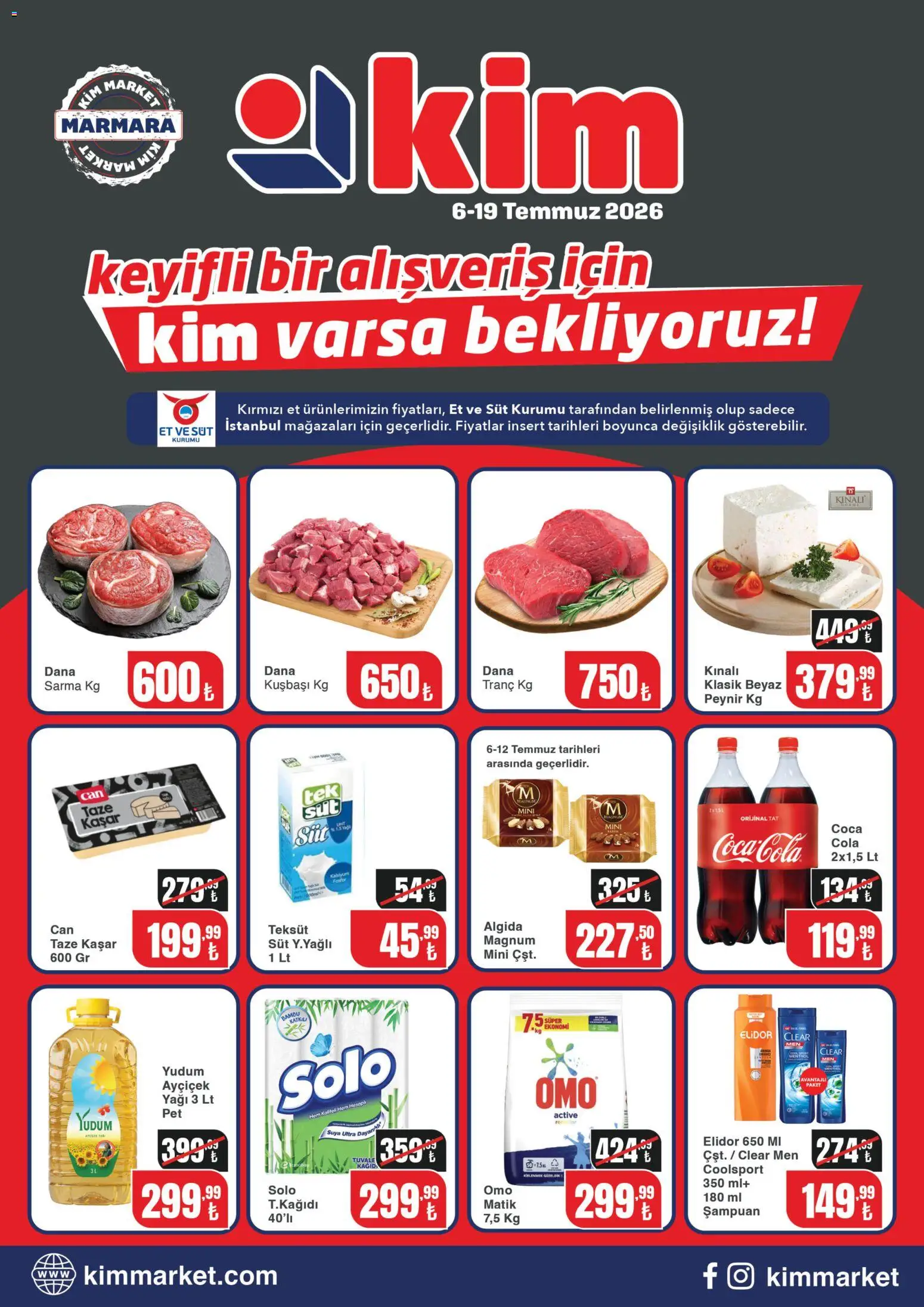 Kim Market Kim Market Katalog - Marmara Insert 06.07.2026 - Broşürünün önizlemesi