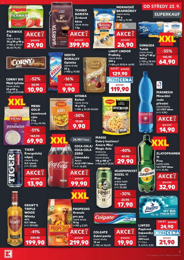 Nový Kaufland leták od 23.09.
