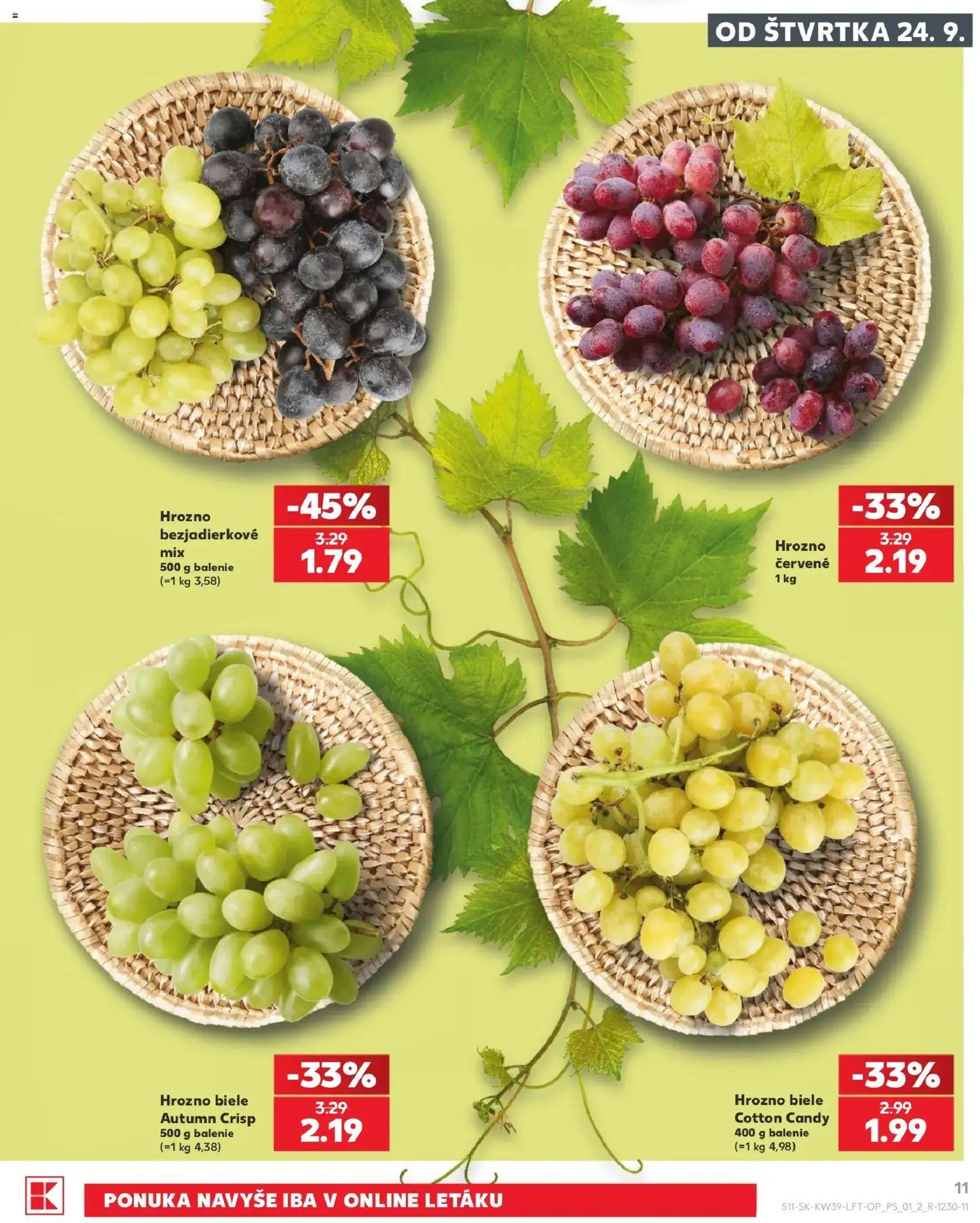 Náhľad Kaufland letáku platného od 24.09.2026