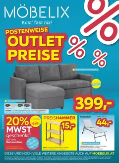 Vorschau der Angebote: Möbelix Möbelix Postenweise Outlet Preise gültig ab 07.07.2026