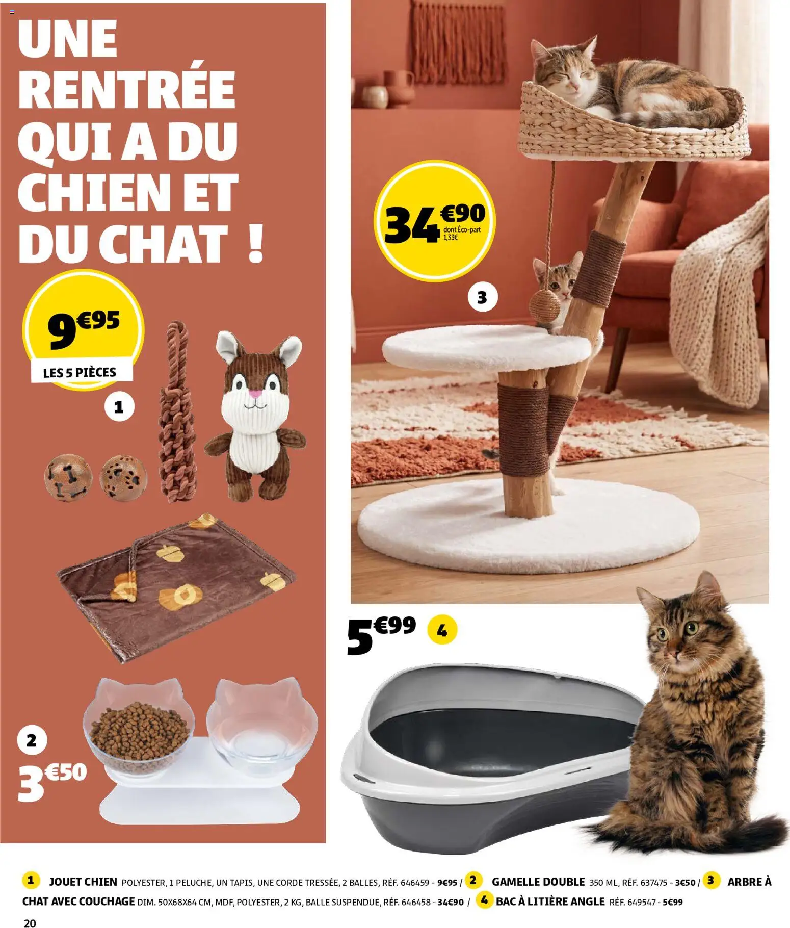 Prévisualisation de GiFi catalogue du magasin GiFi formulaire valide 01/09/2026 - Arbre à chat, Litière, Bac à litière, Jouet chien