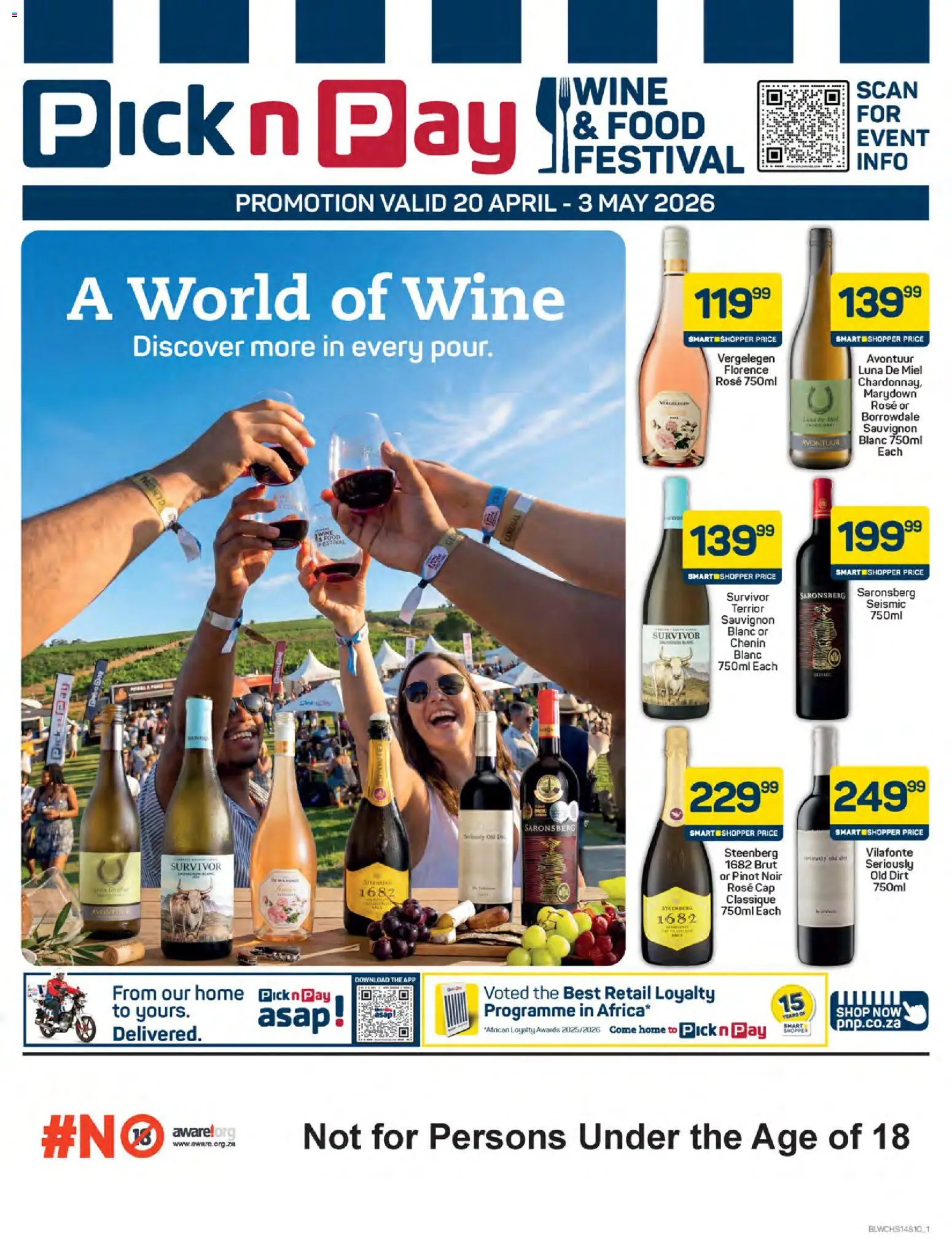 Preview of Pick n Pay flyer valid from 20/04/2026 - Cap, Wine