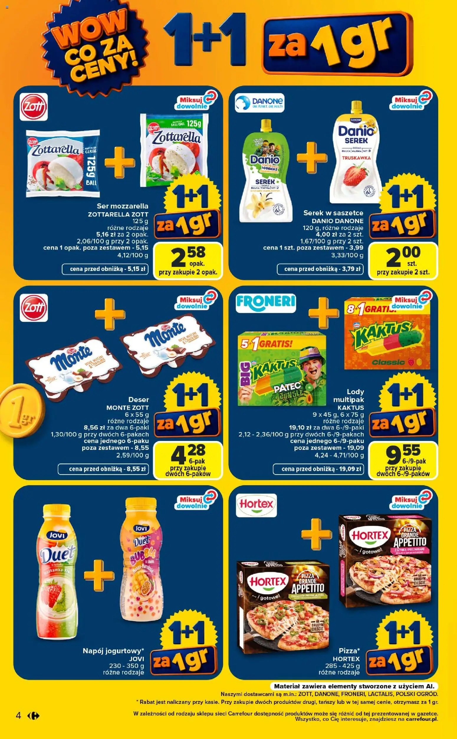 Pogląd gazetki "Carrefour gazetka - Wow co za ceny" ze sklepu Carrefour ważnej od 07.09.2026
