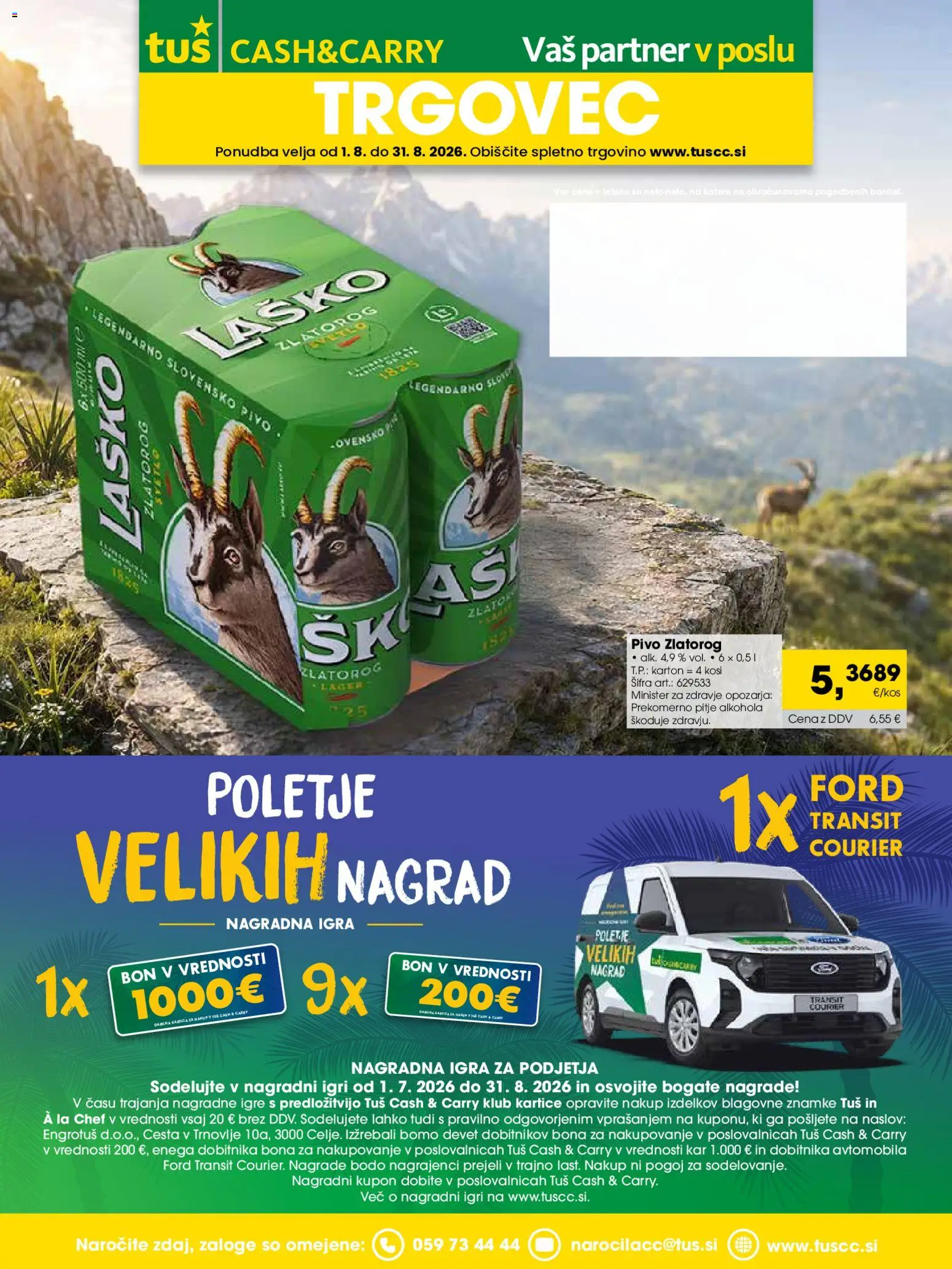 Predogled kataloga iz trgovine Tuš veljaven od 01.08.2026
