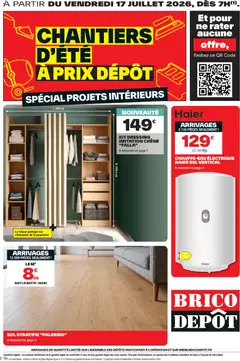 Prévisualisation de Brico Dépôt catalogue du magasin Brico Dépôt formulaire valide 17/07/2026