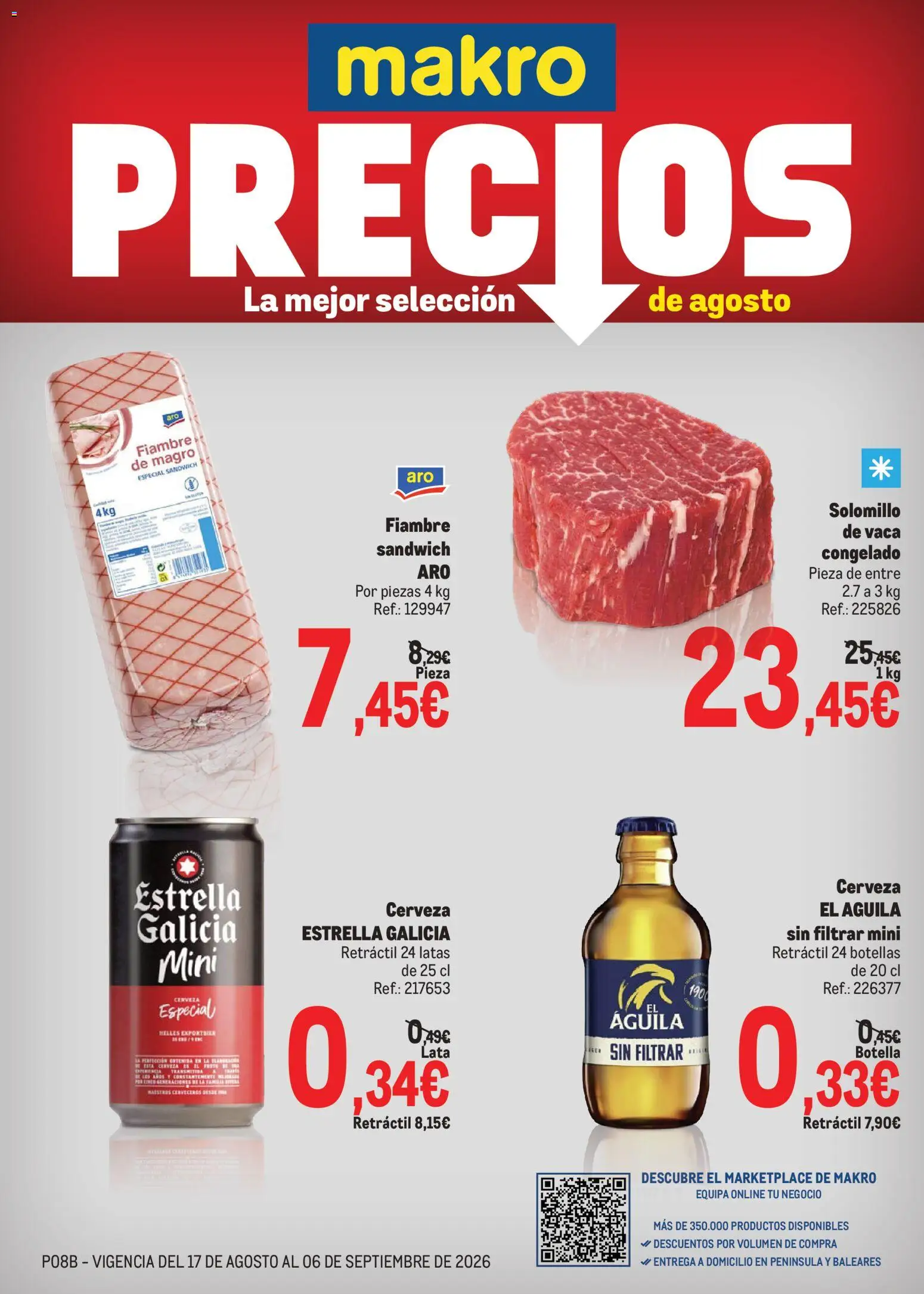 Vista previa del folleto de la tienda Makro válido desde el 17/08/2026 