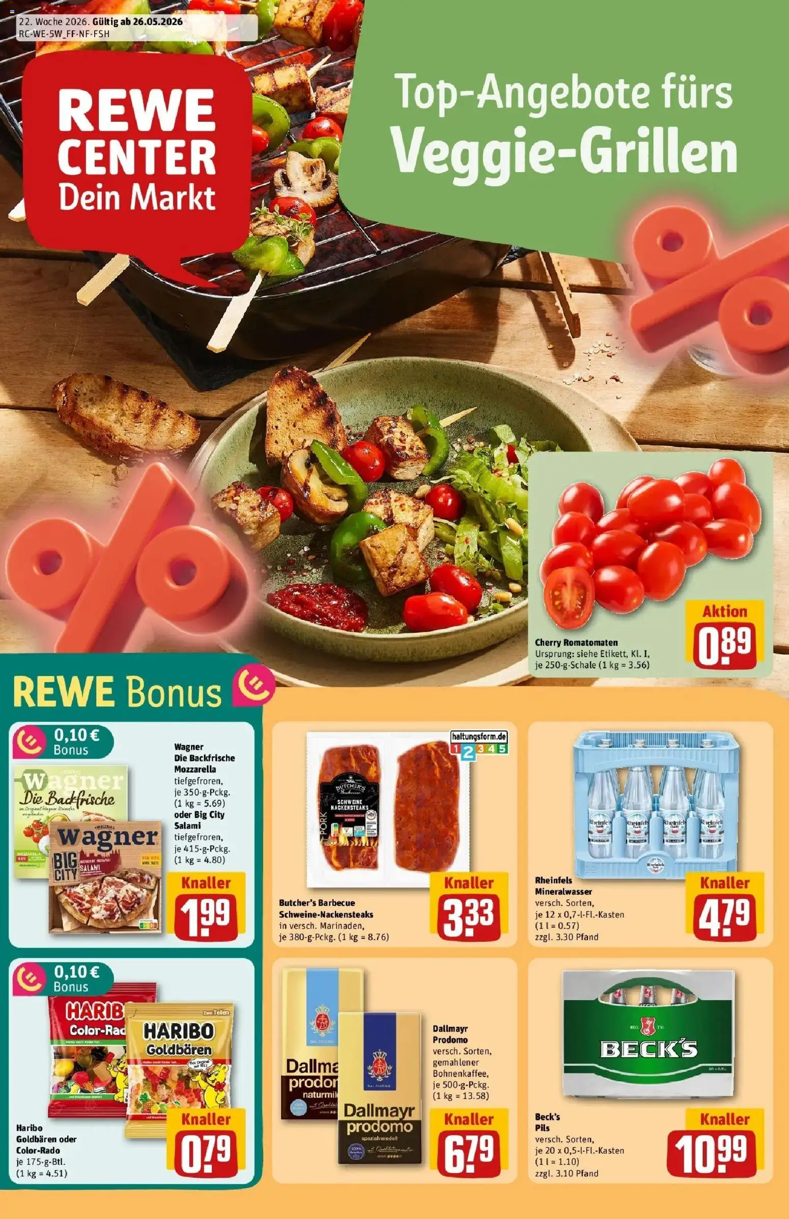 Vorschau von dem Prospekt des Geschäftes Rewe, gültig ab dem 26.05.2026