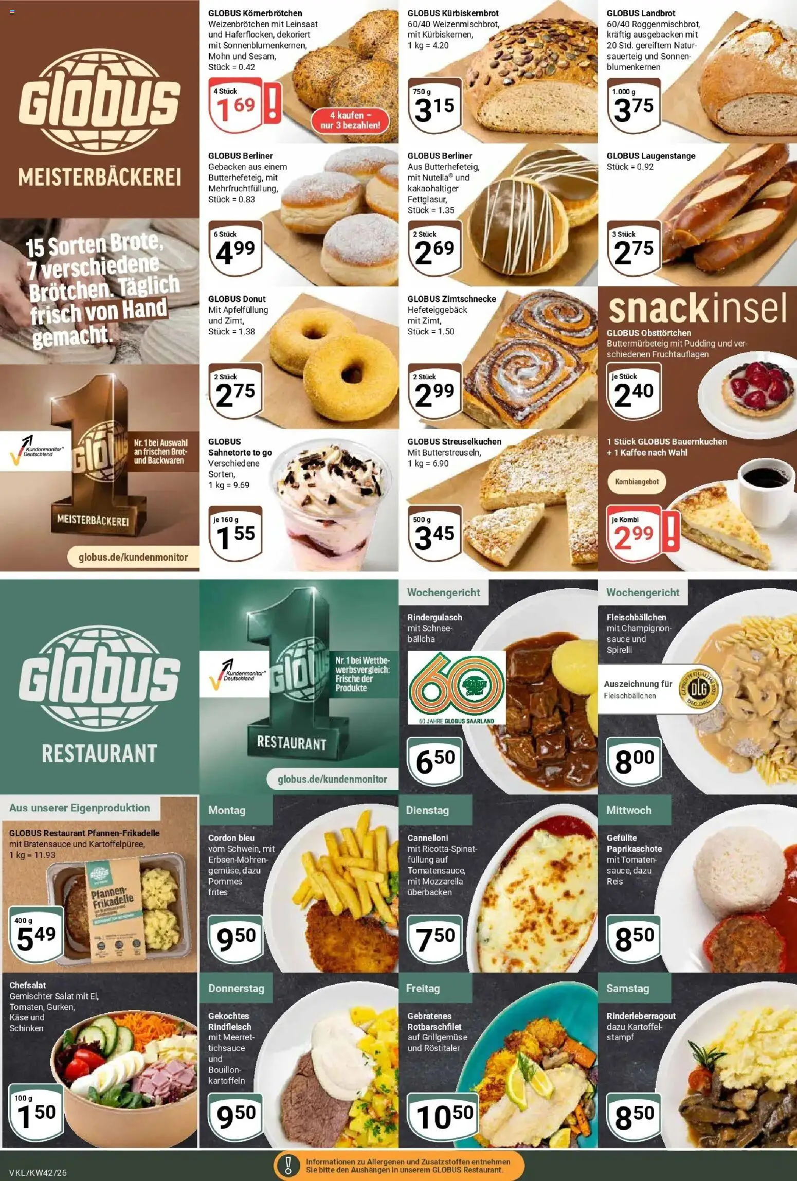 Vorschau von dem Prospekt des Geschäftes Globus, gültig ab dem 12.10.2026